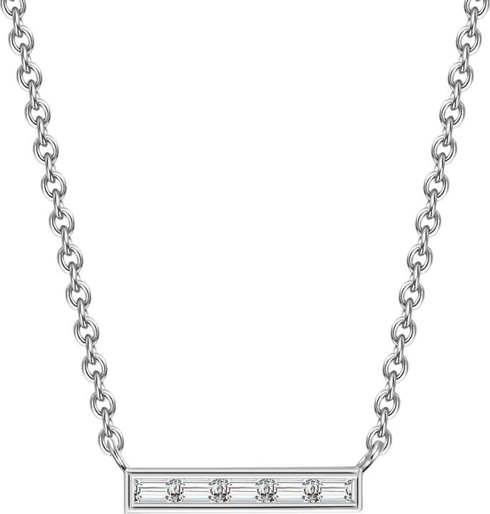 Actual product image Glanzstücke München Ladies Sterling Silver Zirconia silver 40.0 cm base chain + 5.0 cm extension - 30032 (Sterling Silver, 40 - 45 cm)