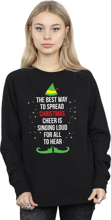 Immagine prodotto Elf Christmas Cheer Text Felpa Donna (S)