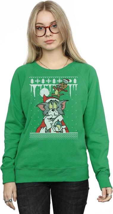 Immagine prodotto Tom & Jerry Christmas Fair Isle Felpa Donna (XXL)