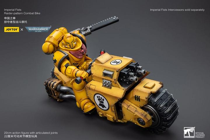 Produktbild Joy Toy Warhammer 40k véhicule 1/18 Imperial Fists Raider-pattern Combat Bike 22 cm