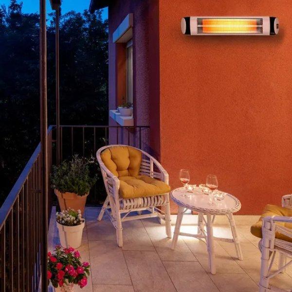 Actual product image Trotec Quartz infrared heater IR 2570 S, Name: IR 2570 S heater, Dimensions (mm): 90 x 900 x 200, We