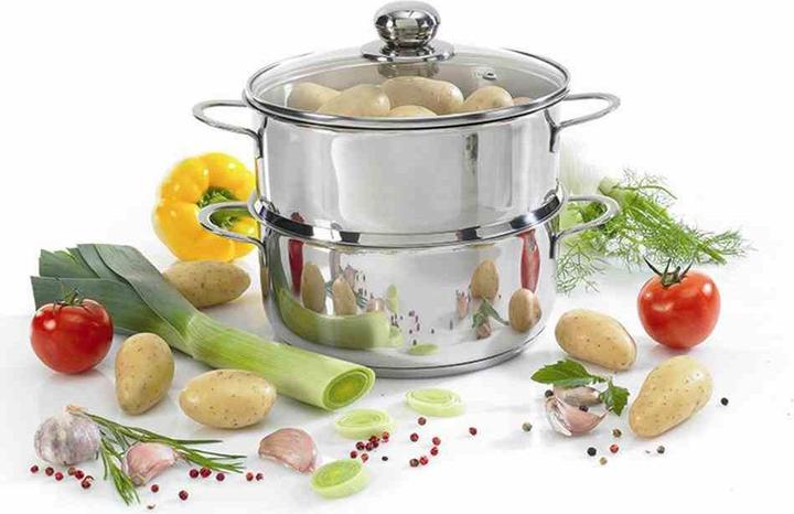 Produktbild Krüger Biodünster Kartoffeldämpfer (20 cm, Dampfkochtopf, Edelstahl)