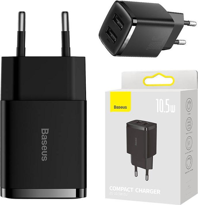 Actual product image Baseus Compact Charger (10.50 W)
