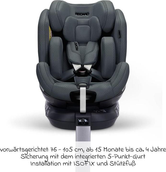 Produktbild Avova Recaro Xenon 1 Reboard Kindersitz (0-7 Jahre) (Reboarder, ECE R129/i-Size Norm)