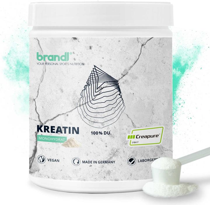 Produktbild Brandl Kreatin CREAPURE Creatin Monohydrat Pulver (1 Stück, Pulver, 500 g)