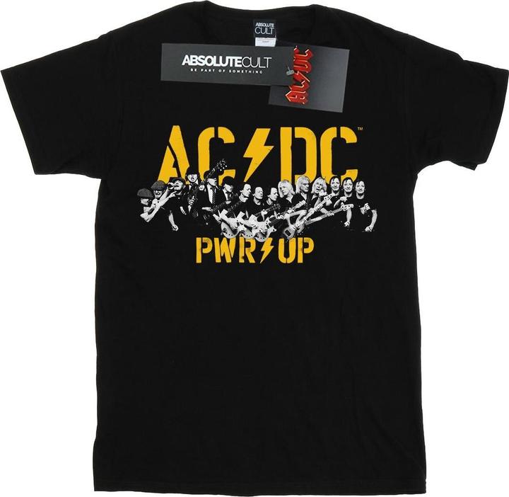 AC/DC PWR UP Portrait Motion Baumwolle Boyfriend TShirt