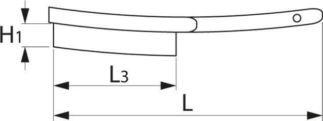 Produktbild Lessmann Kehlnahtbürste Länge 290 mm 0,35 mm VA-Stahldraht gewellt 3-reihig (0.35 mm)