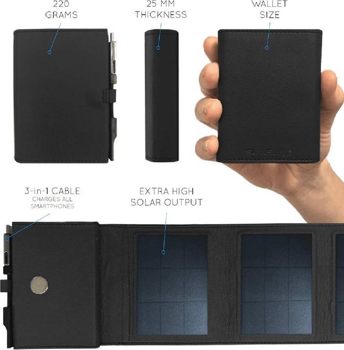 Image du produit Sunslice Chargeur solaire photonique portable 4W (4000 mAh, 4 W, 20 Wh)