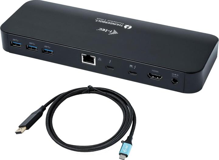 i-tec Thunderbolt 3 Dual Dock (Thunderbolt, 2 Porti)