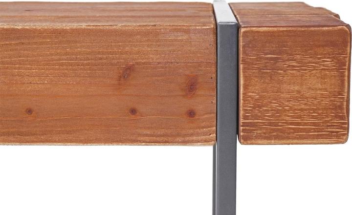 Produktbild Swisshandel24 Sitzbank, Esszimmerbank Bank, Tanne Holz rustikal massiv - braun 160cm (160 cm)