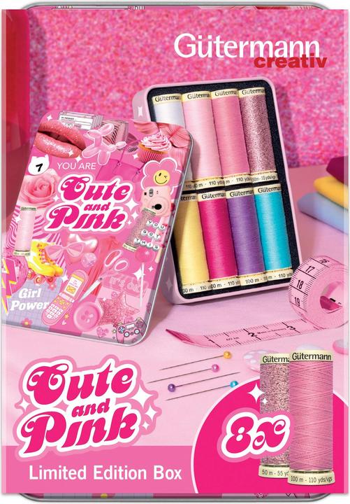 Produktbild Gütermann Cute and Pink-Box, 8 Spulen (10000 m)