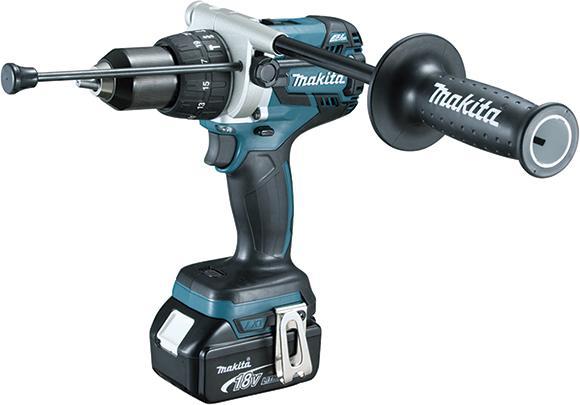 Actual product image Makita Battery impact drill DHP458RTJ (Rechargeable battery operated)