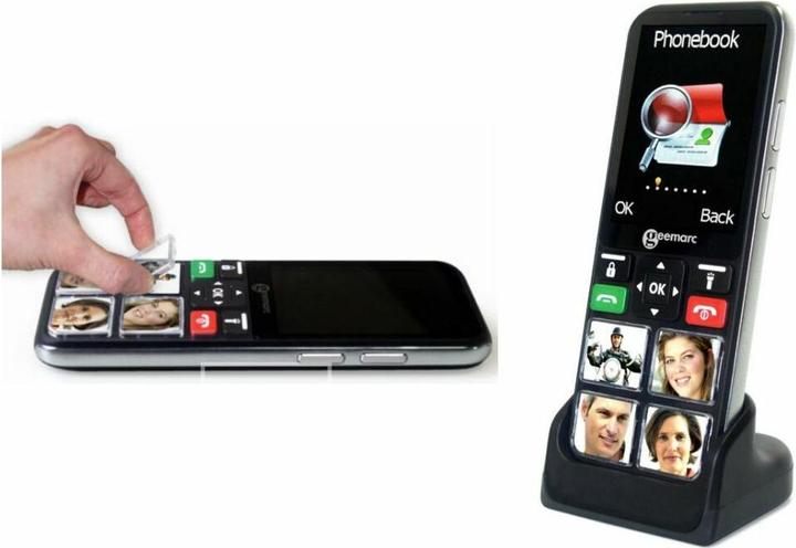 Produktbild Geemarc Seniorentelefon SOS-Knopf Hörgerätekompatibel (2.40", 4G)