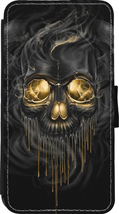 Produktbild PhoneLook Hülle Wallet schwarz Skull 02 (Apple iPhone 11 Pro)
