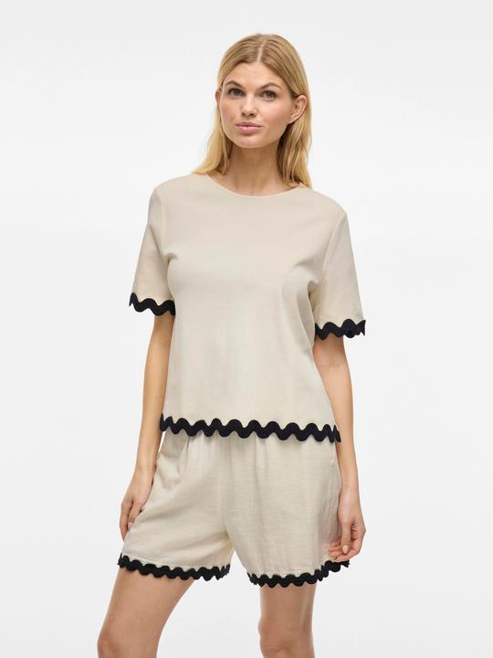 Actual product image Vila VICALISA Rundhals Oberteil mit kurzen Ärmeln (XXL)