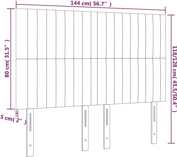 Image du produit VidaXL Aldridge (144 x 5 x 128 cm)
