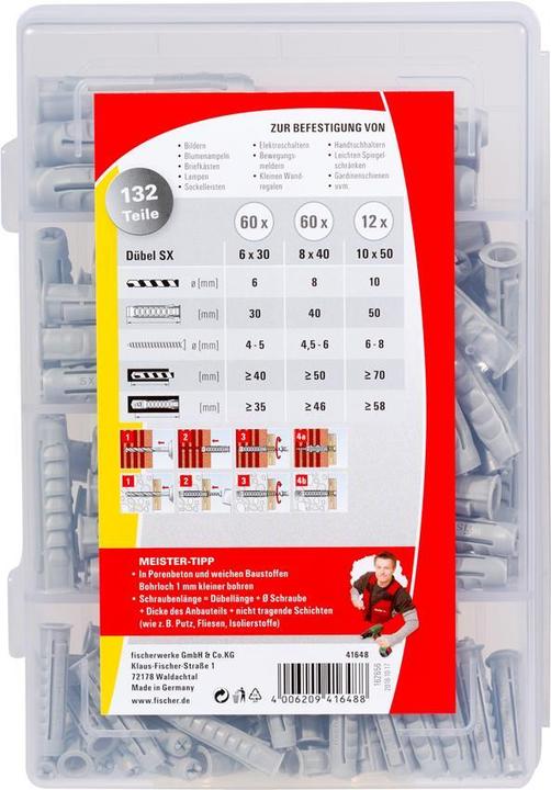 Produktbild Fischer SX 5/6/8 box (132 Stk.)