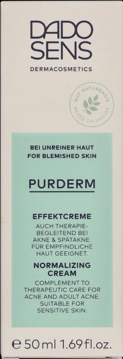 Produktbild Dado Sens PURDERM Effektcreme - Unreine Haut (50 ml, Tagescreme)
