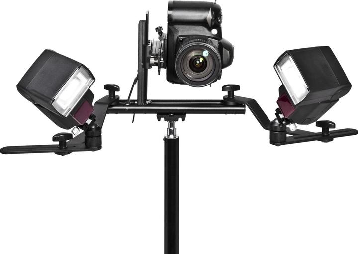 Image du produit Walimex Macro rail de flash Pro avec câble Y Panaso. (Support de flash)