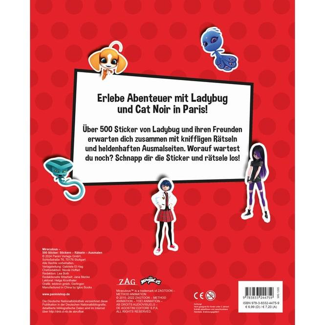 Produktbild Panini Miraculous 500 Sticker - Block mit 8 Stickerseiten (500 St