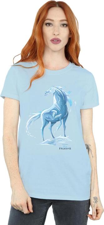Actual product image Disney Womens/Ladies Frozen 2 Nokk The Water Spirit Cotton Boyfriend T-Shirt (XL)