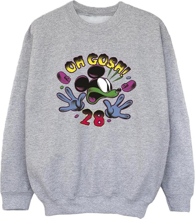 Actual product image Disney Boys Mickey Mouse Oh Gosh Pop Art Sweatshirt (128)
