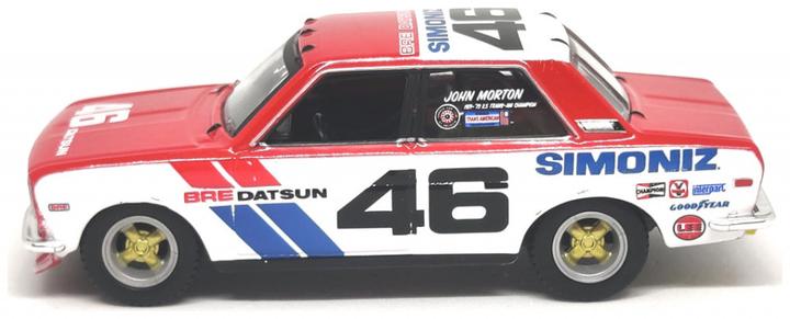Produktbild Bburago 925730.006 - BRE DATSUN 510 - 1:43 Race