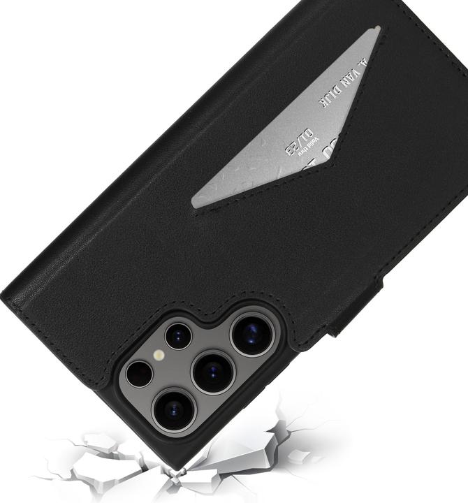 Produktbild Mobiparts Classic Wallet Case Samsung Galaxy S24 Ultra Black (Samsung Galaxy S24 Ultra)