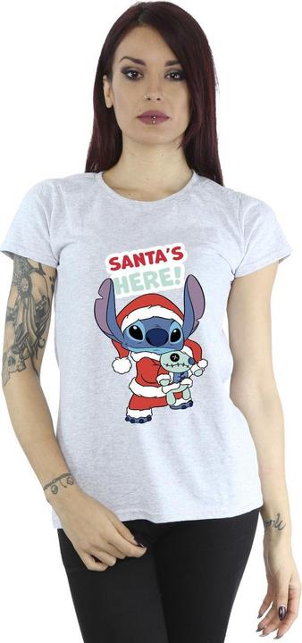 Immagine prodotto Disney Lilo & Stitch Santa's Here Maglietta Donna (XXL)