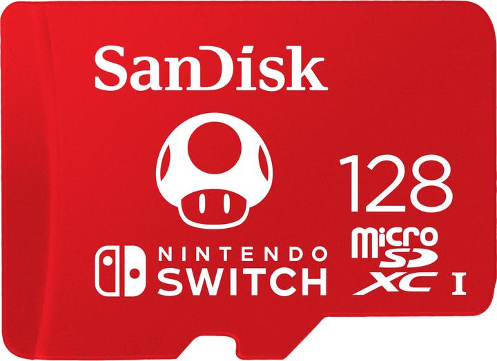 SanDisk Nintendo Switch Card (128 Go, microSDXC, U3, UHS-I)