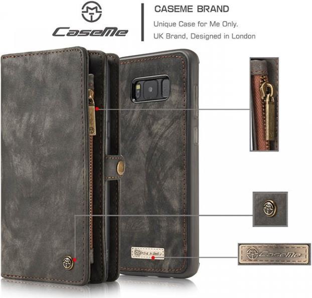 Image du produit Caseme Portefeuille en cuir avec pochette plastique (Samsung Galaxy S8+)