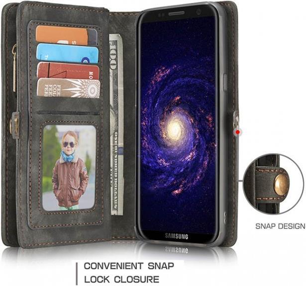 Image du produit Caseme Portefeuille en cuir avec pochette plastique (Samsung Galaxy S8+)