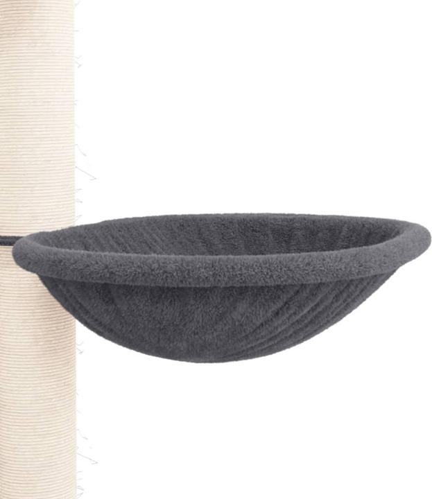 Actual product image VidaXL Kratzbaum Deckenhoch Dunkelgrau 258,5-284,5cm Katzenbaum Kletterbaum (284.50 cm, Dark grey)