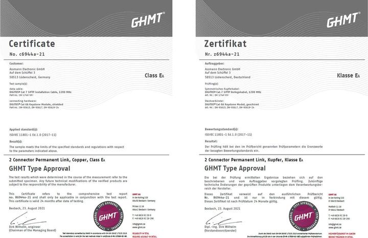 Produktbild Digitus Netzwerkkabel (S/FTP, CAT7, 50 m)