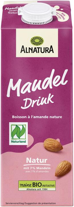 Actual product image Alnatura Organic Almond Drink unsweetened 1l (1 x 100 cl)