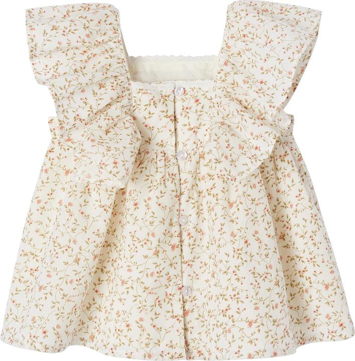 Actual product image Vertbaudet Festliches Mädchen Baby Blumenkleid mit Schmetterlingsärmeln (92)
