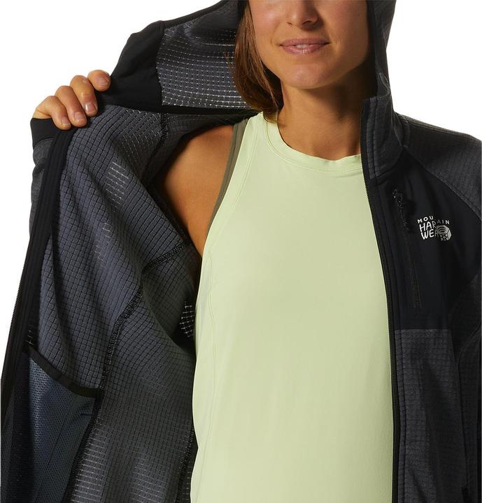 Actual product image Mountain Hardwear W Polartec Power Grid Full Zip Hoody (M)