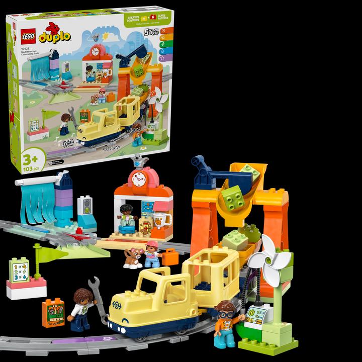 Actual product image LEGO Grosse interaktive Eisenbahn (10428)