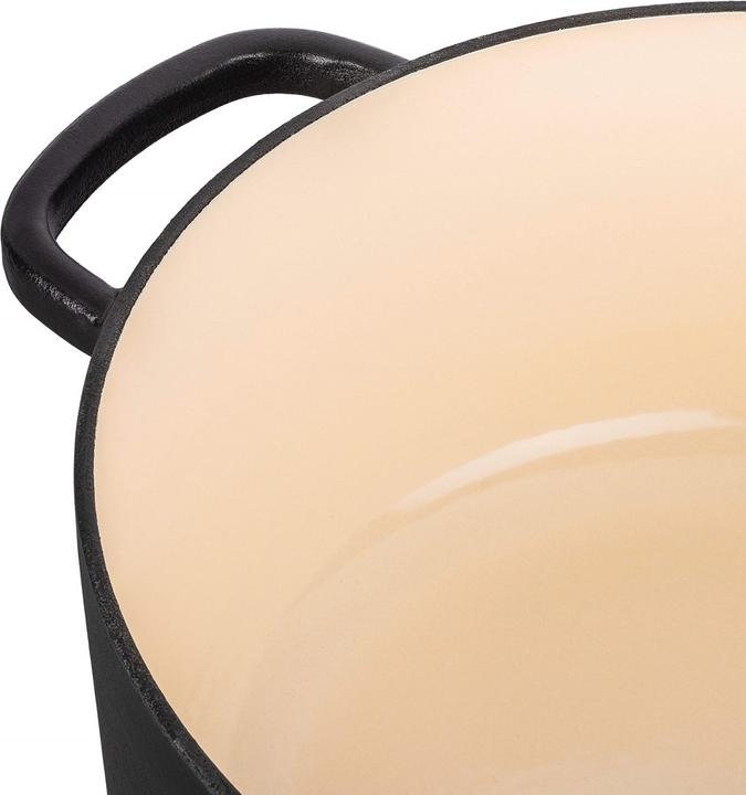 Produktbild Ballarini BELLAMONTE runder Gusseisentopf 75003-542-0 - 5 5 ltr schwarz (26 cm, Bräter + Schmortopf, Gusseisen)