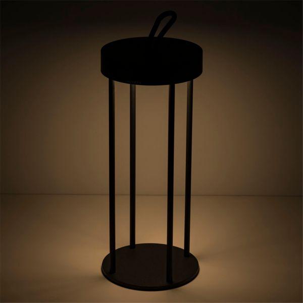 Actual product image Century LED table lamp ATHENA black 3W 3000K Dimm. IP54 Colo (140 lm)