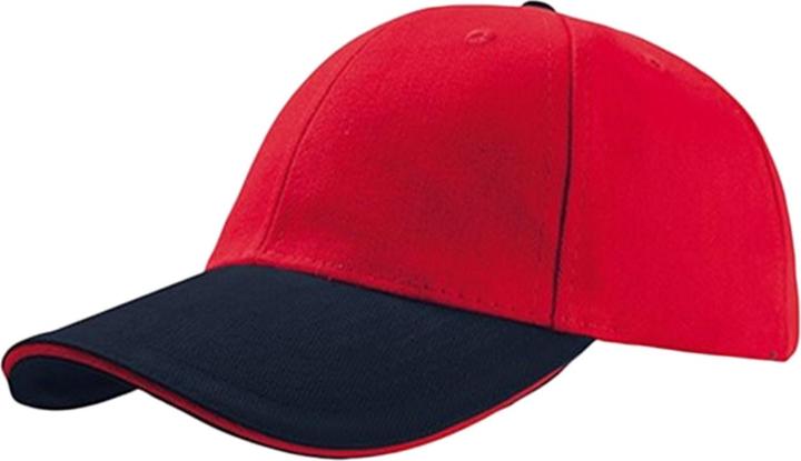 Actual product image Atlantis Liberty baseball cap with 6 brushed cotton panels (One size)