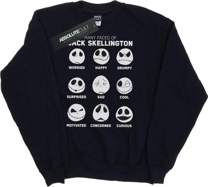 Image du produit Disney - Sweat NIGHTMARE BEFORE CHRISTMAS THE MANY FACES OF JACK - Femme (XL)