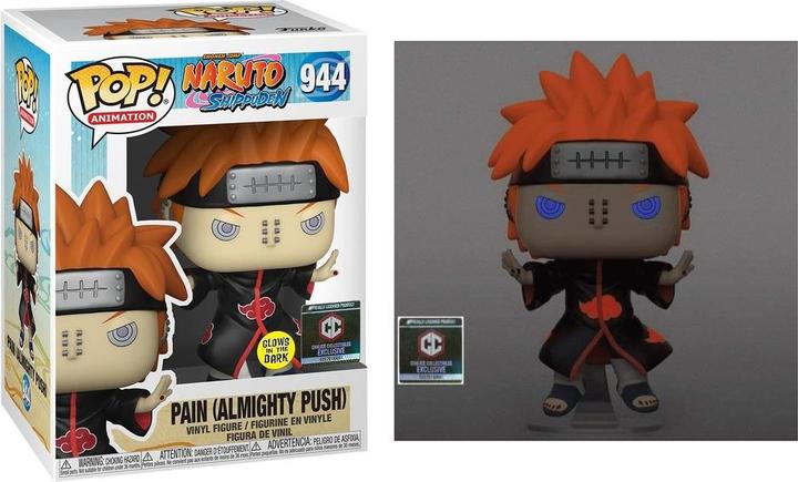 Image du produit Funko POP! Naruto Shippuden Pain (Almighty Push) Exclusive Phosphorescente