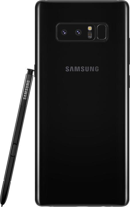 Produktbild Samsung Galaxy Note8 EU (64 GB, Midnight Black, 6.30", Hybrid Dual SIM, 12 Mpx, 4G)