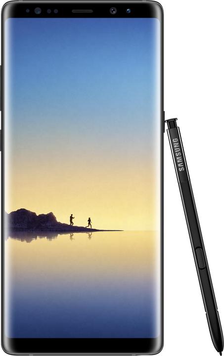 Produktbild Samsung Galaxy Note8 EU (64 GB, Midnight Black, 6.30", Hybrid Dual SIM, 12 Mpx, 4G)