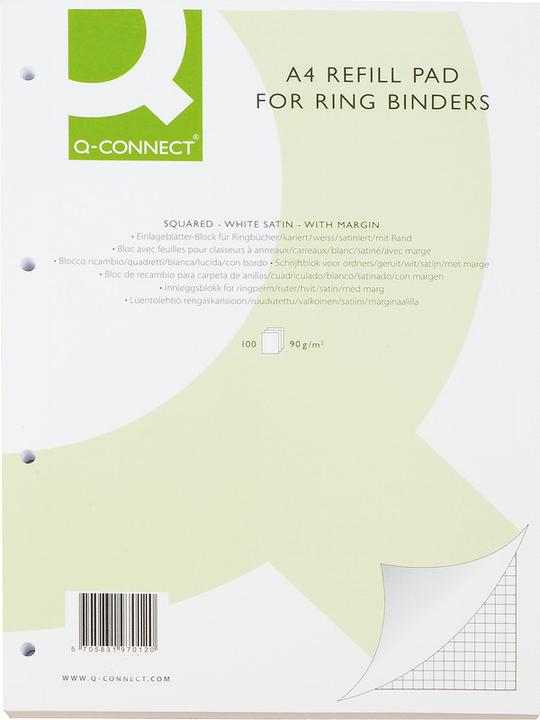 Actual product image Q-Connect ring binder pad (A4, 1 Piece)
