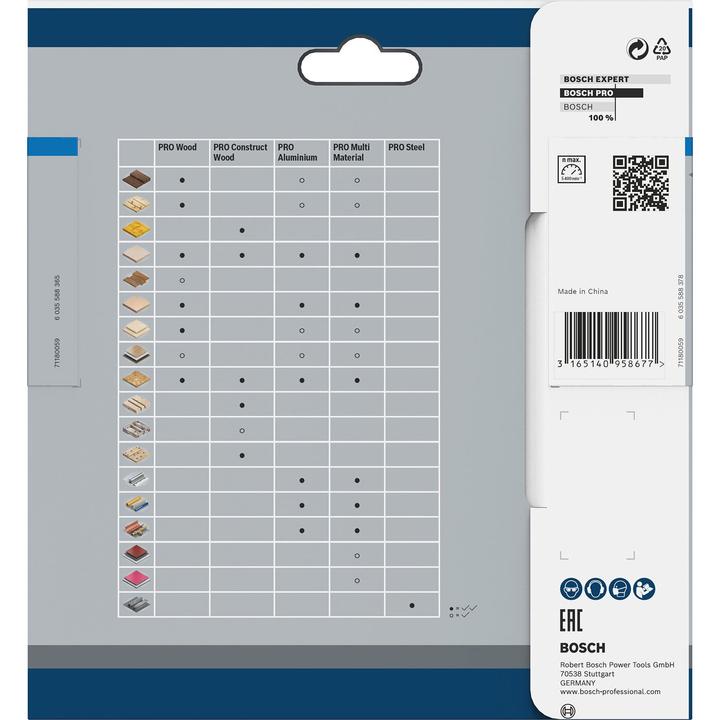 Produktbild Bosch Professional Zubehör PRO Steel cordless Kreissägeblatt, 136 x 1,6 x 15,875 mm