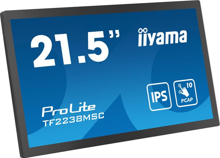 Actual product image iiyama Dis Public 22 TF2238MSC-B1 TOUCH (1920 x 1080 pixels, 22")