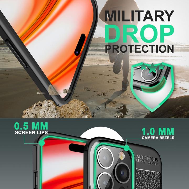 Immagine prodotto Nalia Copertura in silicone effetto pelle (Apple iPhone 14 Pro Max)