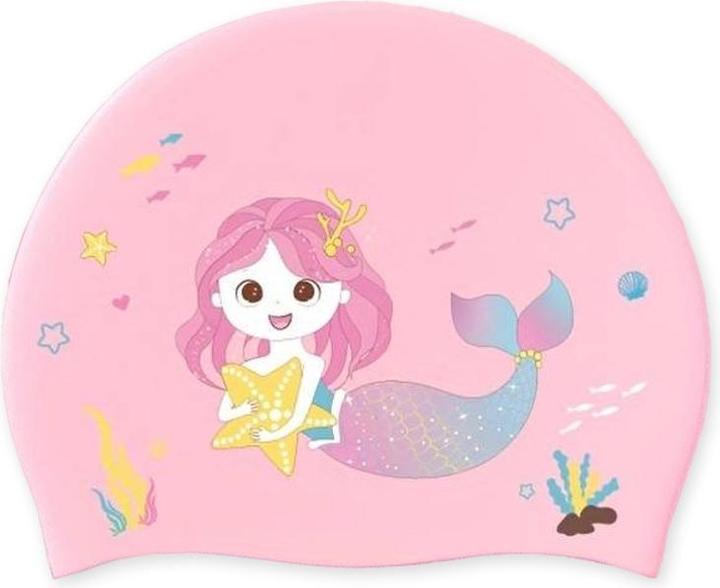 Splash & Fun Bonnet de bain enfant sirène avec étoile de mer